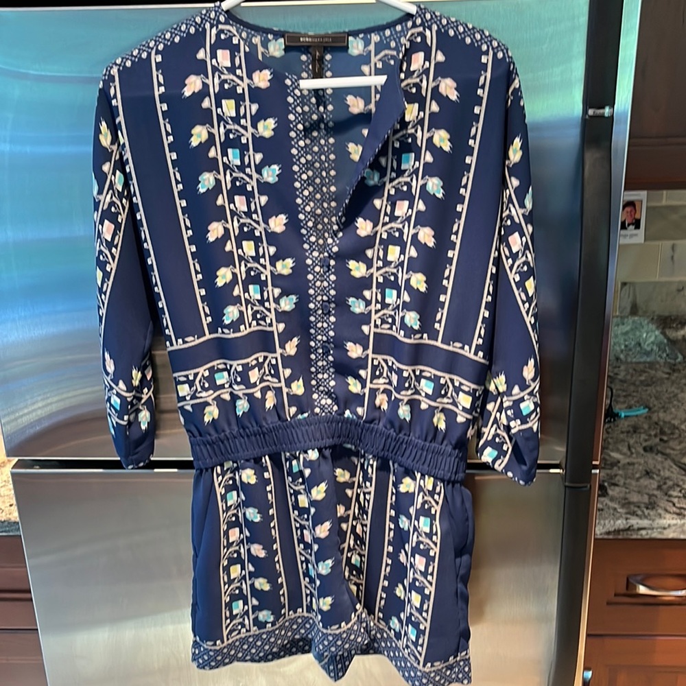 Navy BCBG Maxazria Romper